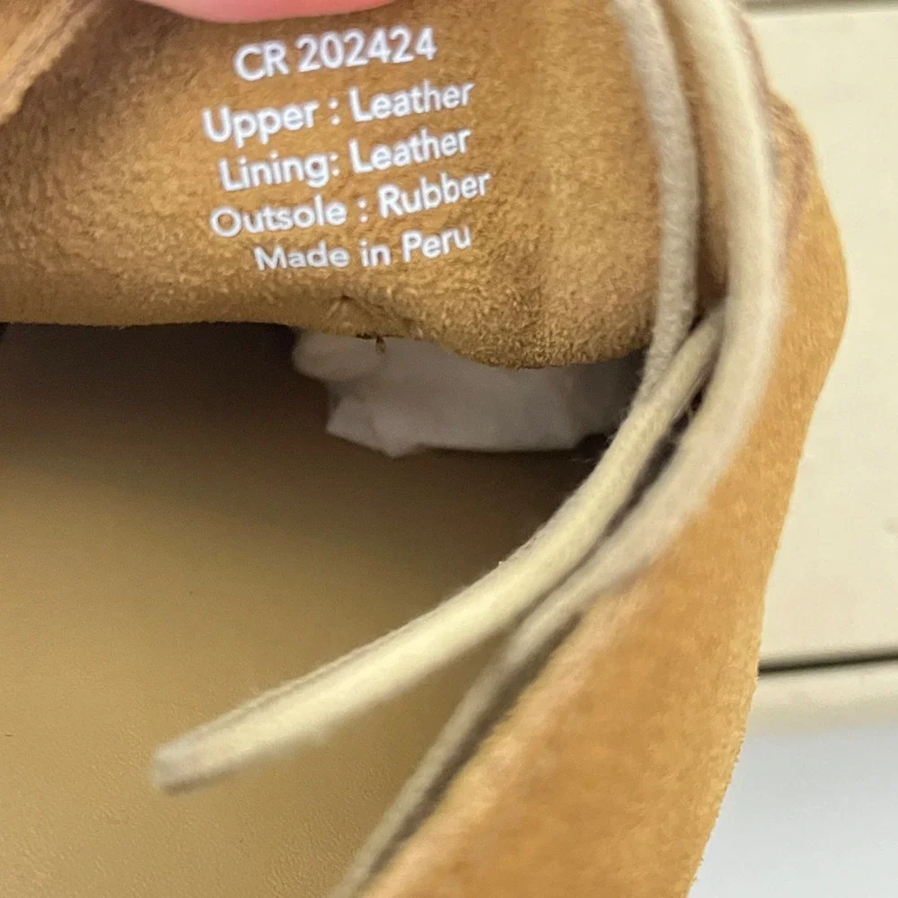 Nisolo Lightweight Flex Derby Mens Size 9 Tan Suede Leather MF-0031‎